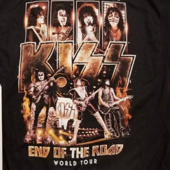 M🎵 Official Merchandise Kiss NY MSG End Of The Road Tour Shirt Unisex - Picture 2 of 7